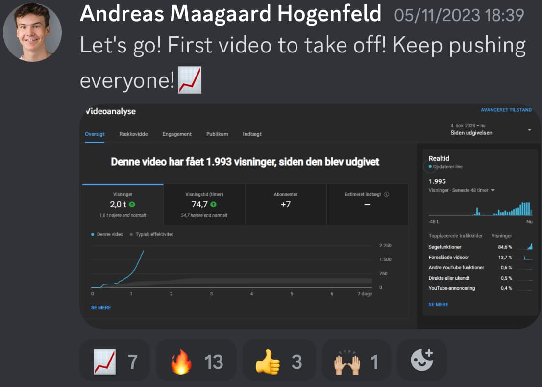 Student result screenshot